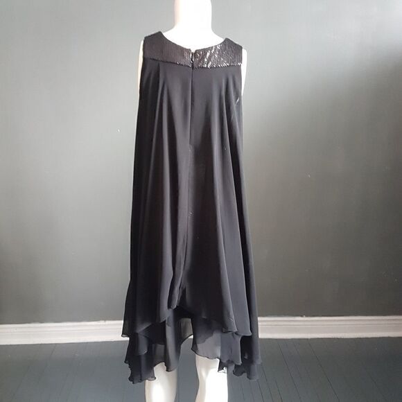 Marciano Sparkly Black Party Dress - Picture 7 of 7